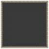 vidaXL Vrtna miza bež 90x90x75 cm poli ratan