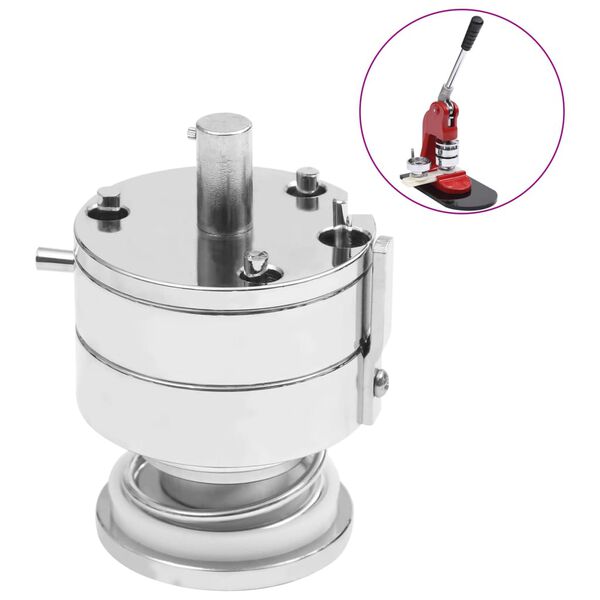 vidaXL Zamenljivi kalup za napravo za izdelovanje priponk 58 mm