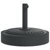 vidaXL Podstavek za senčnik velikost palice &Oslash;38/48 mm 25 kg okrogel