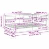 vidaXL Polica postelja sonoma hrast 160 x 200 cm Konstruiran les
