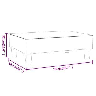 vidaXL Kavč dvosed z ležiščem in stolčkom moder žamet