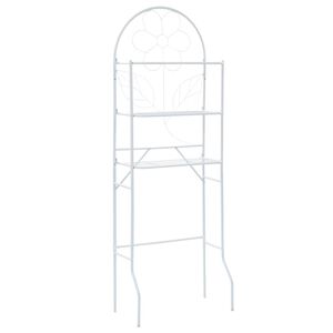 vidaXL Toaletno stojalo belo 60x33x174 cm
