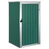 vidaXL Vrtna lopa za orodje zelena 88x89x161 cm pocinkano jeklo
