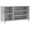 vidaXL Omarica za čevlje betonsko siva 102x36x60 cm inženirski les