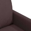 vidaXL Jedilni stoli 2 pcs Temno rjava 57 x 67 x 98 cm blago