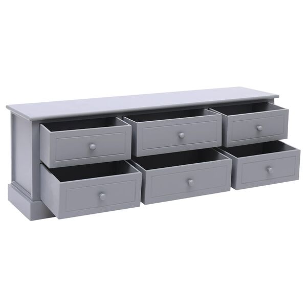 vidaXL Klop za hodnik temno siva 115x30x40 cm lesena