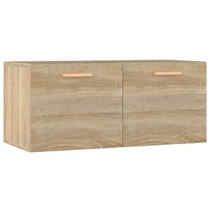 vidaXL Stenska omarica sonoma hrast 80x35x36,5 cm inženirski les
