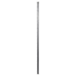 vidaXL Steber ograje. 10 pcs srebrna 200 cm Jeklo