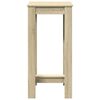 vidaXL Barska miza sonoma hrast 51x50x103,5 cm inženirski les
