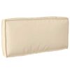 vidaXL Blazina Bež 80 x 40 x 12 cm Oxford tkanina