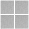 vidaXL Stopnice 4 kos 40 x 40 cm srebrna Aluminij Kvadrat