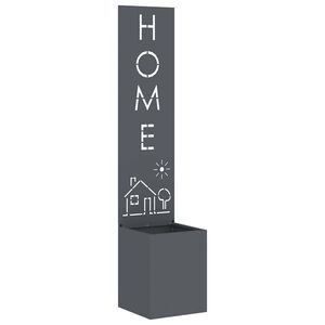 vidaXL Zaslon za zasebnost v vrtu Ureznine Antracit 32 x 32 x 150 cm