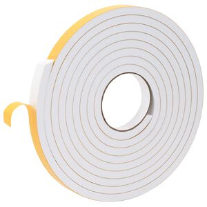 vidaXL Samolepilni pena trak 20 kos Bela 20mm x 5m CR pena