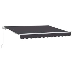 vidaXL Vlečna tenda Antracit 300 x 200 cm blago
