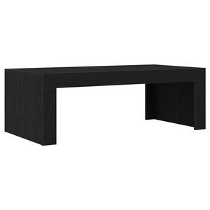 vidaXL Klubska miza Črna Orehovina 102 x 50 x 35 cm Inženirski les