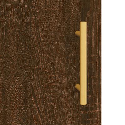 vidaXL Stenska omarica rjavi hrast 60x31x70 cm inženirski les