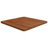 vidaXL Kvadratna mizna plo&scaron;ča tem. rjava 60x60x2,5 cm trdna hrastovina