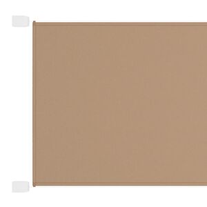 vidaXL Vertikalna markiza taupe 140x420 cm tkanina oxford