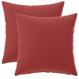 vidaXL Prevleka za blazino 2 pcs HEERLEN Vinorodna rdeča 30 x 30 cm