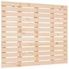 vidaXL Stensko posteljno vzglavje 96x3x91,5 cm trdna borovina