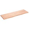 vidaXL Kopalni&scaron;ki pult svetlo rjav 160x50x(2-4) cm obdelan trden les