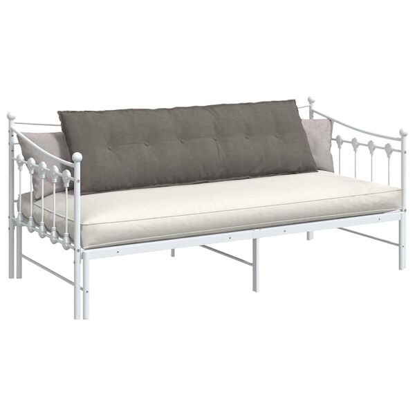 vidaXL Poglavni vzglavnik Svetlo siva 160 x 50 cm Žametna tkanina