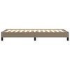 vidaXL posteljni okvir brez vzmetnice Taupe 80x200cm Tkanina