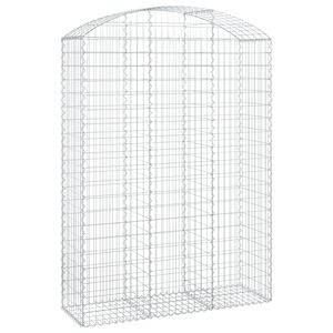 vidaXL Obokana gabonska ko&scaron;ara 150x50x200/220 cm pocinkano železo