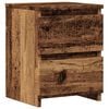 vidaXL Nočna omarica starinski les 30x30x40 cm inženirski les