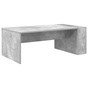 vidaXL Klubska miza Betonsko siva 95 x 50 x 34 cm Inženirski les
