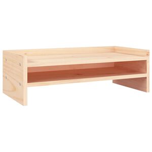 vidaXL Stojalo za zaslon 50x24x16 cm trdna borovina