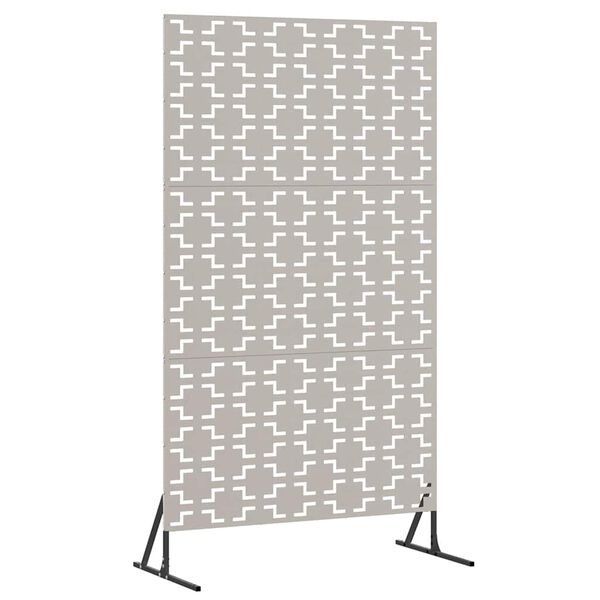 vidaXL Zaslonska za&scaron;čita Siva 100 x 50 x 180 cm