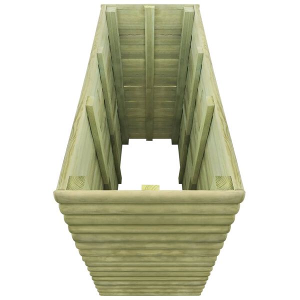 vidaXL Visoka greda 106x56x96 cm impregnirana borovina