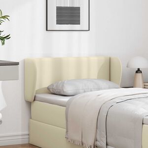 vidaXL U&scaron;esni vzglavnik krema 40 x 23 x 6 cm PVC