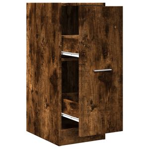 vidaXL Lekarni&scaron;ka omara dimljeni hrast 30x41x77,5 cm iverna plo&scaron;ča