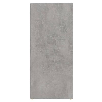 vidaXL Stranska omarica betonsko siva 97x32x72 cm iverna plošča