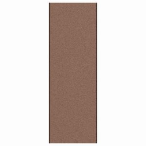 vidaXL Doormat Rjava in črna 120 x 350 cm 100% poliamid