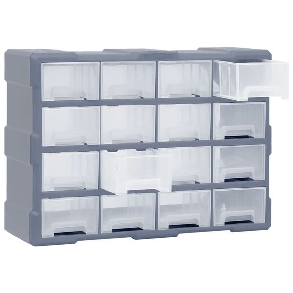 vidaXL Organizator s 16 predali 52x16x37 cm