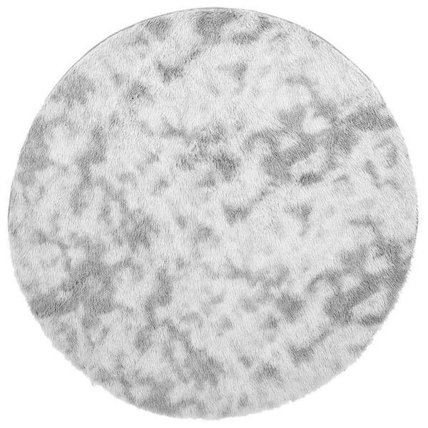 vidaXL Visoka ko&scaron;ata preproga NAVARRA srebrno siva 120x120cm poliester