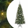 vidaXL Umestno božično drevo Zelena 180 cm PE in PVC