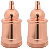 vidaXL Obeski za svetilke 2 kosa Rose Gold E27