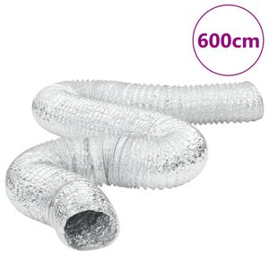 vidaXL Prezračevalni kanal aluminij 6 m &Oslash;10 cm