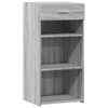 vidaXL Komoda siva sonoma 45x42,5x93 cm inženirski les