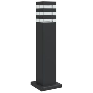 vidaXL Zunanja talna svetilka črna 50 cm aluminij