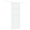 vidaXL Drsna vrata ORKDAL 83 x 211 cm Inženirski les Bela