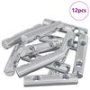 vidaXL Žirek 12 kos Cinkano 60 x 12 mm elezo