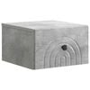 vidaXL Stenski nočni omarici Betonsko siva 33 x 34,5 x 20 cm