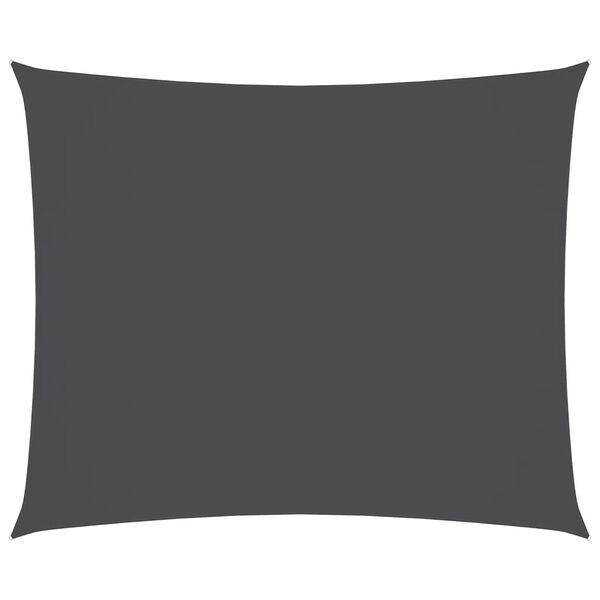 vidaXL Senčno jadro oksford blago pravokotno 2,5x3,5 m antracitno