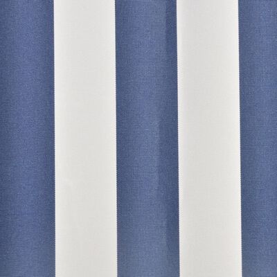 vidaXL Tenda iz platna 350x250 cm modra in bela