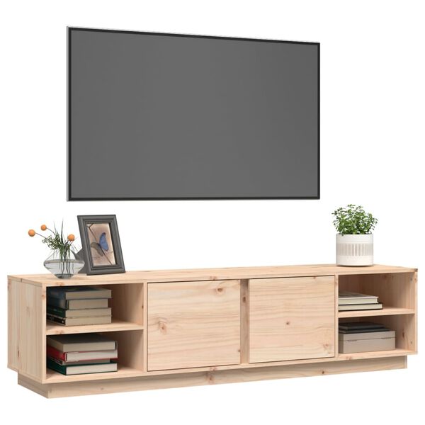 vidaXL TV omarica 156x40x40 cm trdna borovina